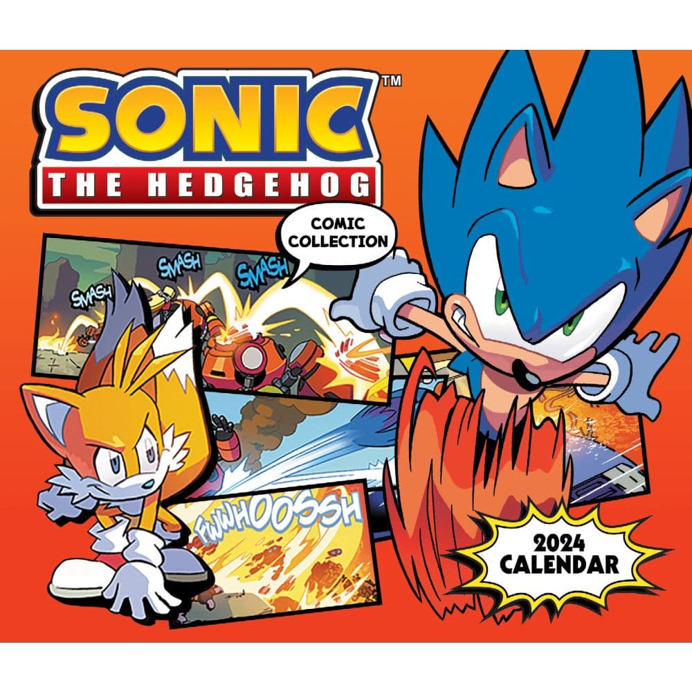 Sonic the Hedgehog 2024 Desk Calendar Main Product Image width=&quot;1000&quot; height=&quot;1000&quot;