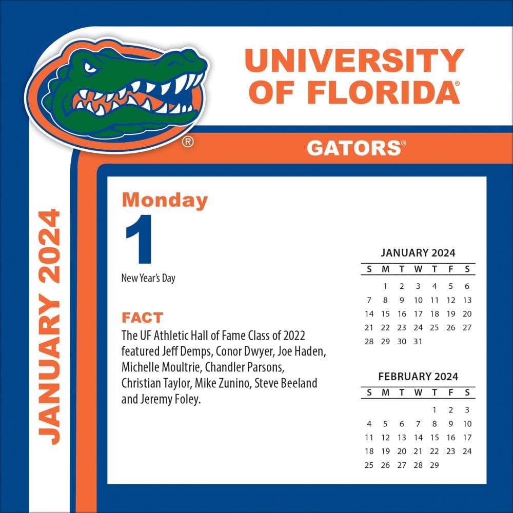 Florida Gators 2024 Desk Calendar Second Alternate Image width=&quot;1000&quot; height=&quot;1000&quot;