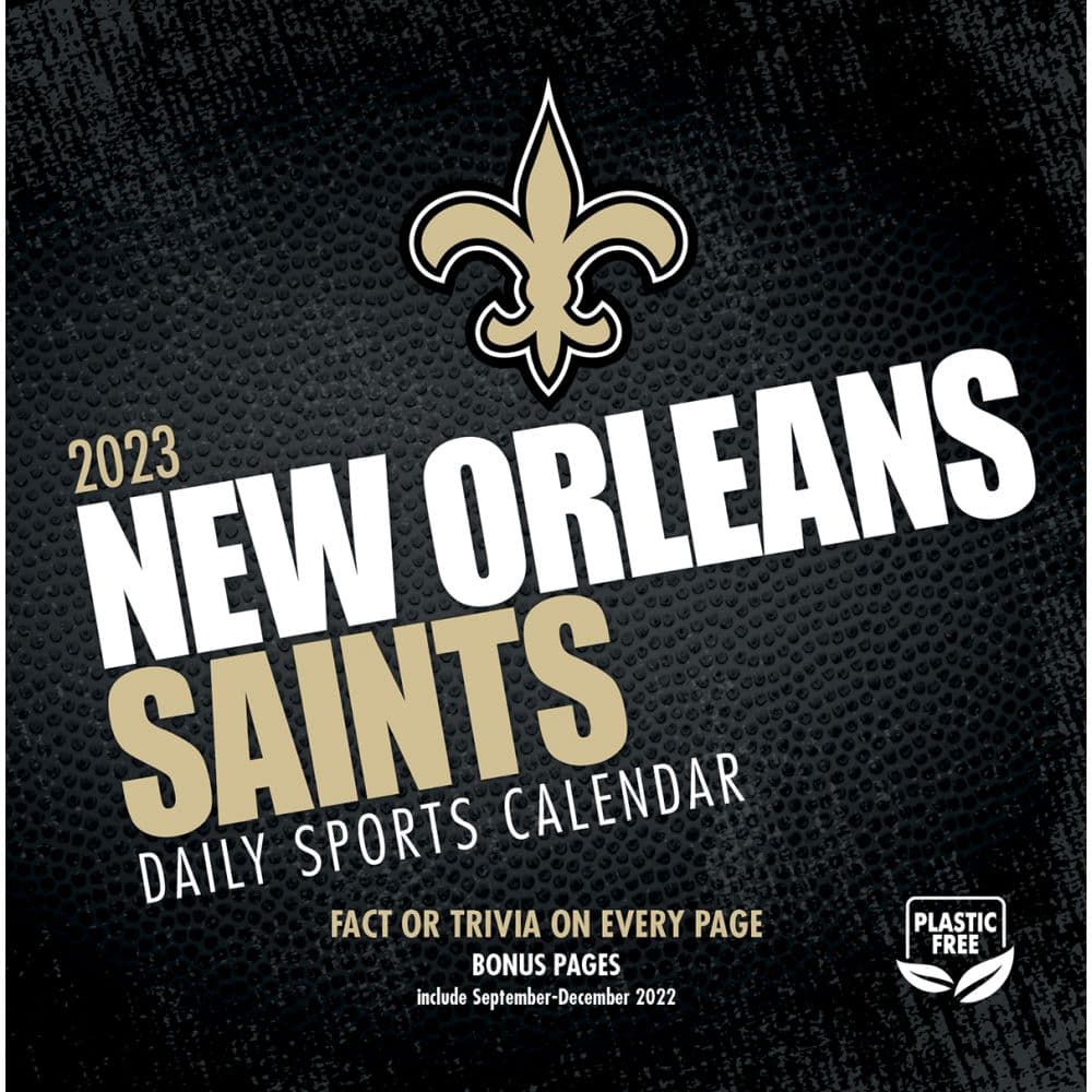New Orleans Saints 2023 Desk Calendar - Calendars.com
