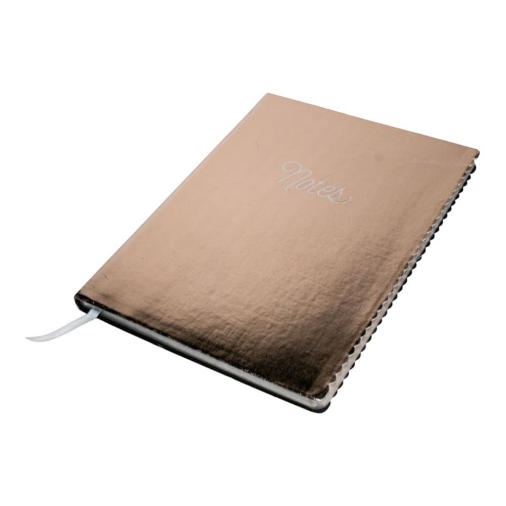 Metallic Blush Large Scalloped Edge Journal Fifth Alternate Image
