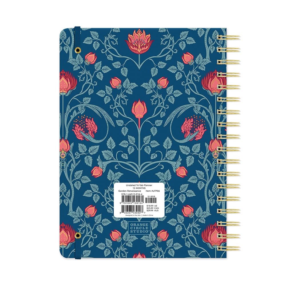 Garden Renaissance Undated Planner First Alternate Image