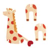 image Puzzle Giraffe Birthday Card Second Alternate Image width=&quot;1000&quot; height=&quot;1000&quot;