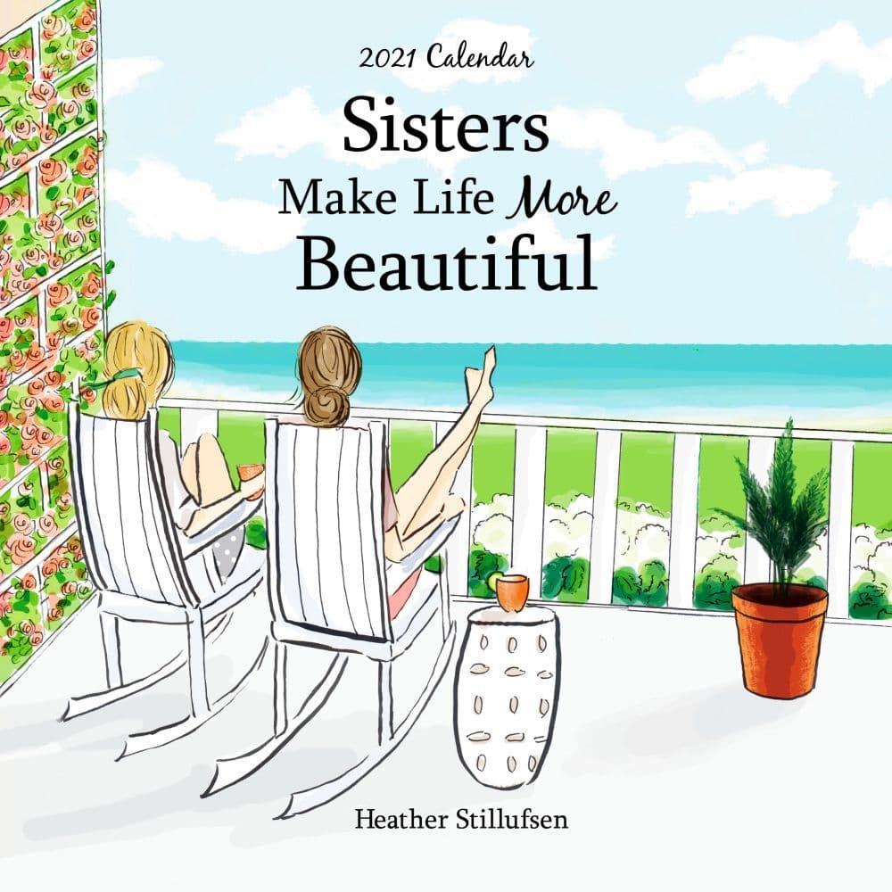Sisters Make Life More Beautiful Mini Wall Calendar