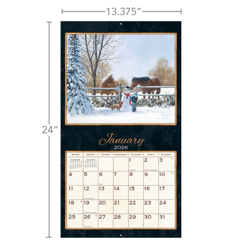 Treasured Times 2026 Wall Calendar by D.R. Laird - Calendars.com