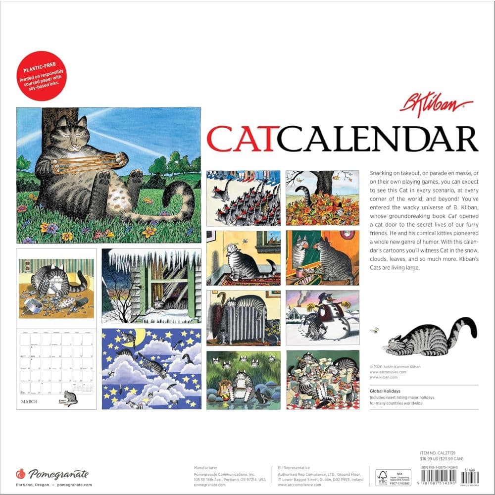 Kliban 2027 Wall Calendar First Alternate Image