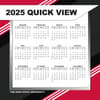 image COL Ohio State Buckeyes 2025 Desk Calendar Third Alternate Image