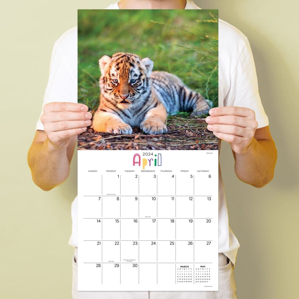 Baby Animals - Wildlife 2024 Wall Calendar Fourth Alternate Image width=&quot;1000&quot; height=&quot;1000&quot;