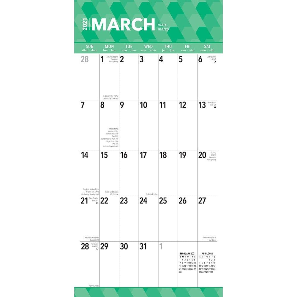 Large Print Wall Calendar Calendars com