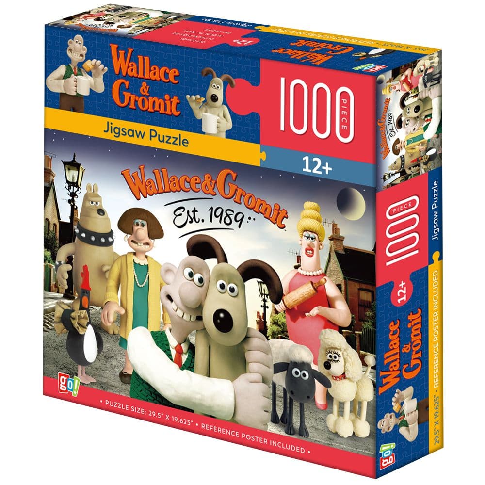 Wallace And Gromit 1000 Piece Puzzle Second Alternate Image width=&quot;1000&quot; height=&quot;1000&quot;