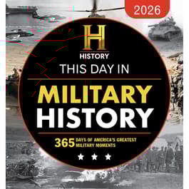 image History Channel This Day in Military History 2026 Desk Calendar