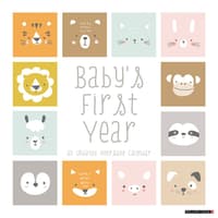 image Babys First Year Undated Wall Calendar