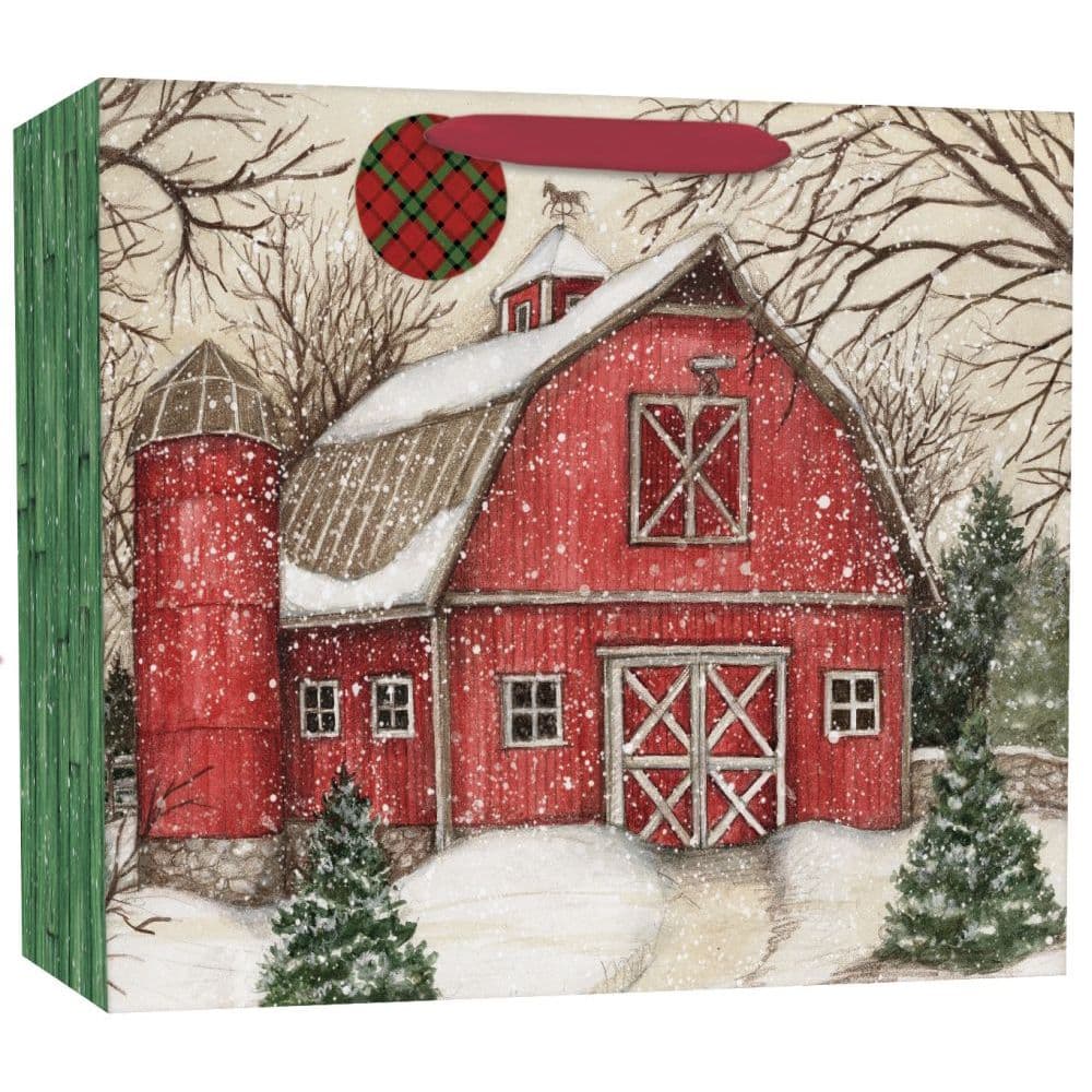 Evergreen Christmas Extra Large Gift Bag by Susan Winget Alternate Image 1