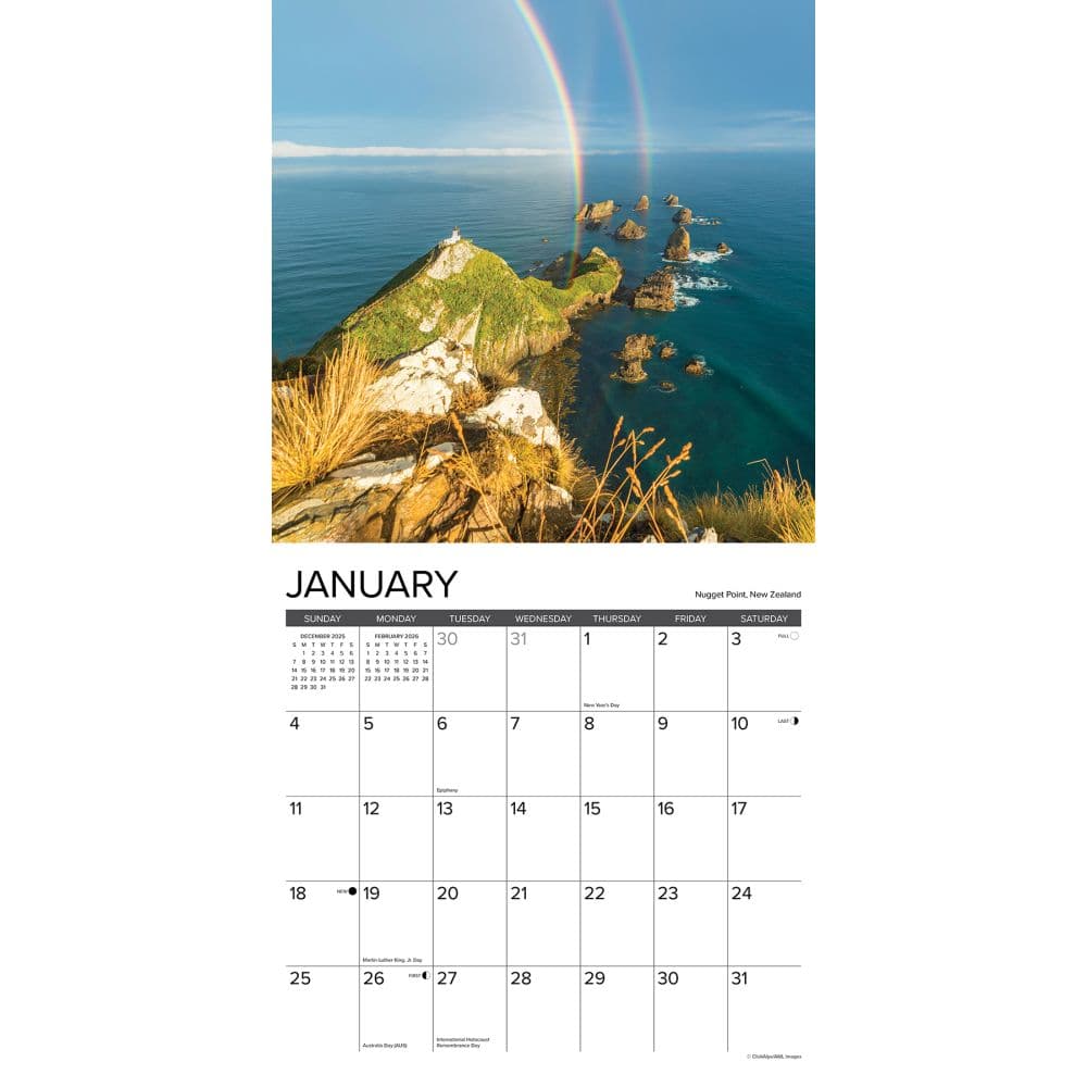 Rainbows 2026 Wall Calendar Second Alternate Image