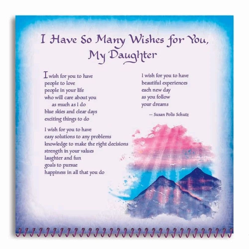 Daughter You Are A Gift In My Life 2026 Mini Wall Calendar Sixth Alternate Image