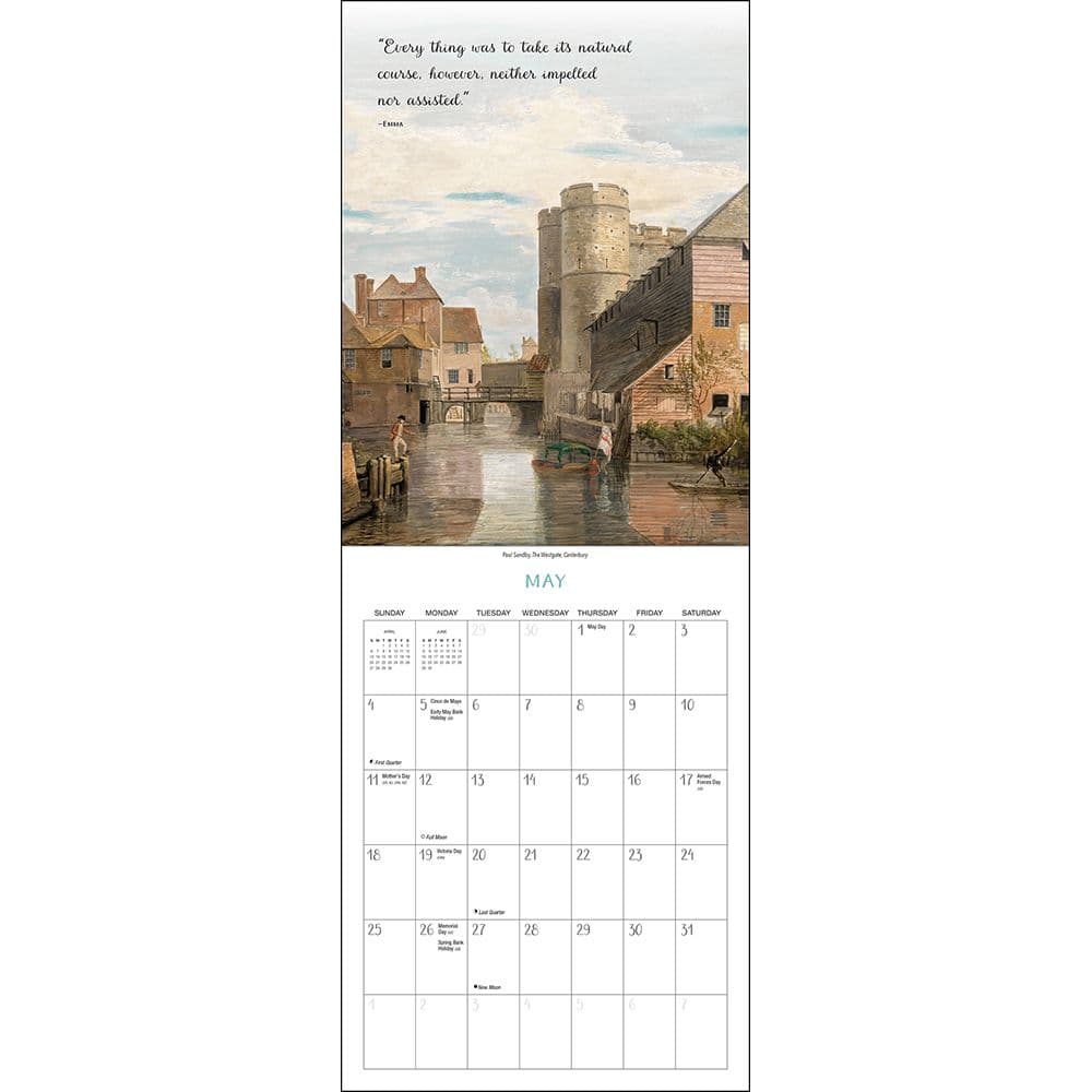 Jane Austen In her Own Words 2025 Wall Calendar Third Alternate Image width="1000" height="1000"