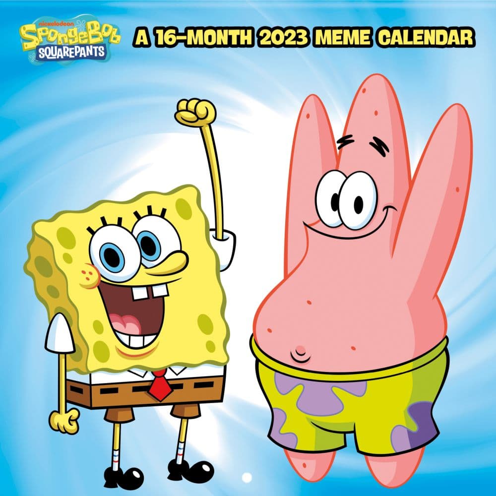 SpongeBob Squarepants Meme 2023 Wall Calendar Calendars For All