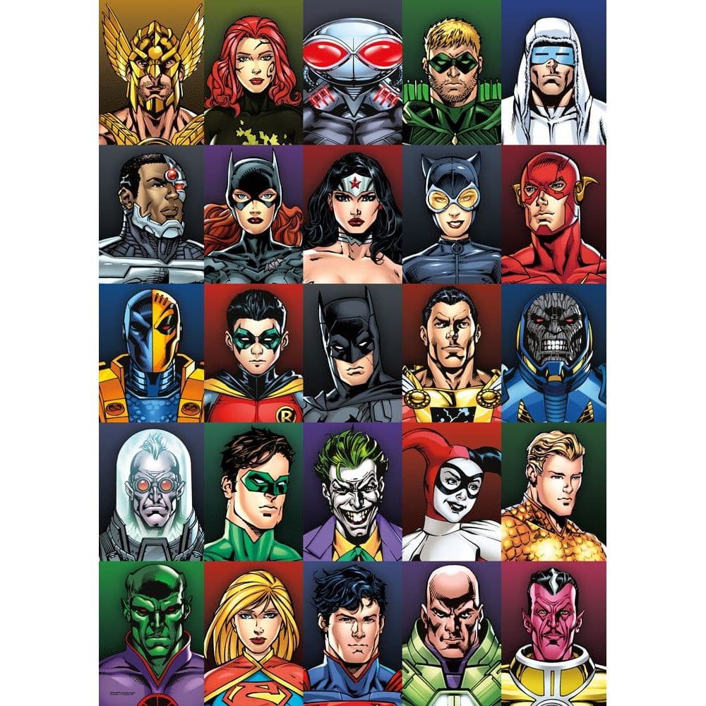 DC Faces 1000pc Puzzle Alternate Image 2