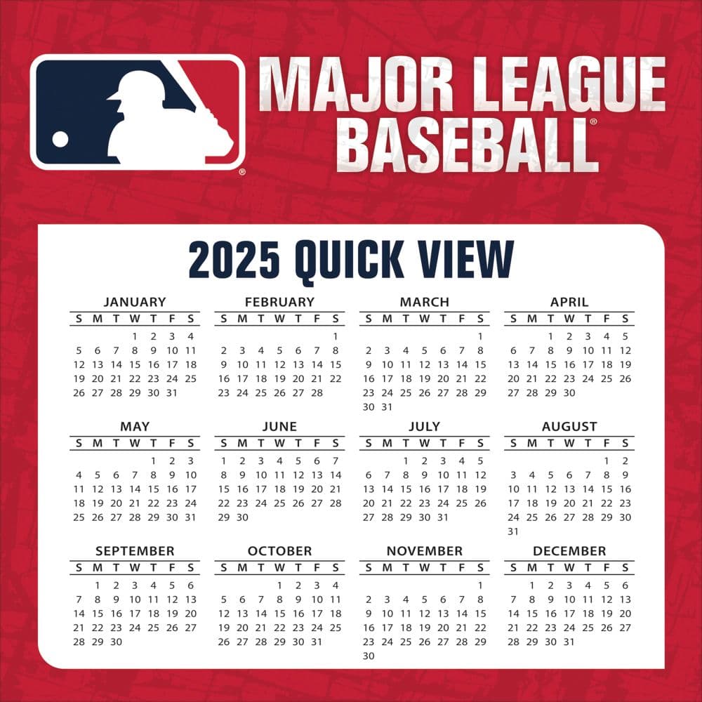 MLB All Team 2025 Desk Calendar Third Alternate Image