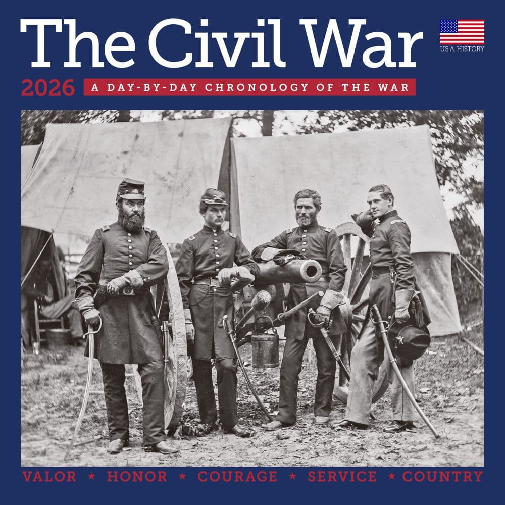 Civil War Chronology 2026 Wall Calendar  Main Image