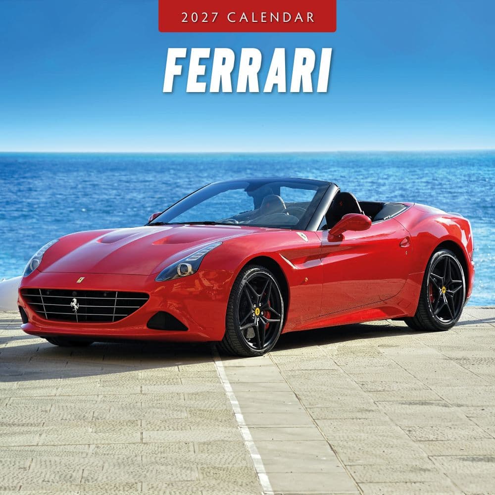 Ferrari 2027 Wall Calendar Main Product Image