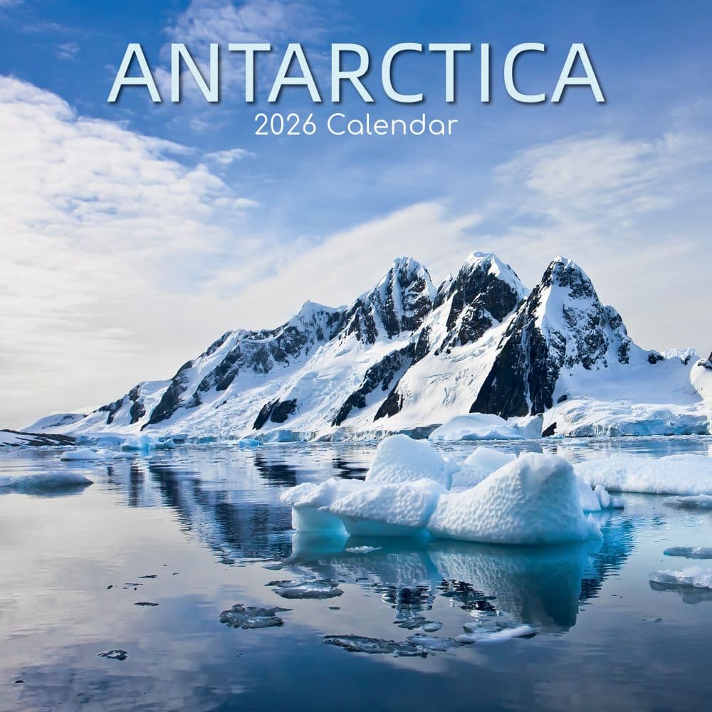 Antartica 2026 Wall Calendar Main Image