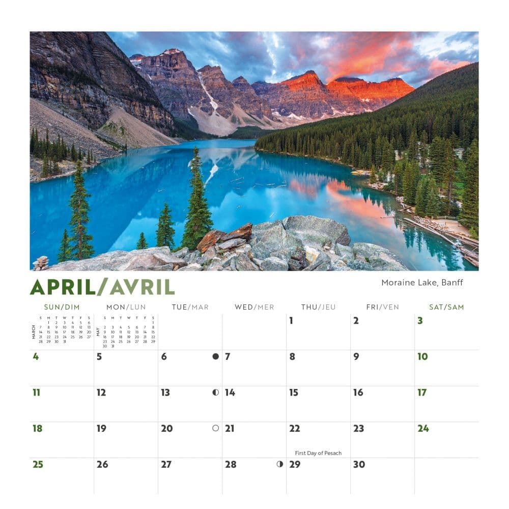 Canadian Rockies 2027 Desk Calendar Second Alternate Image