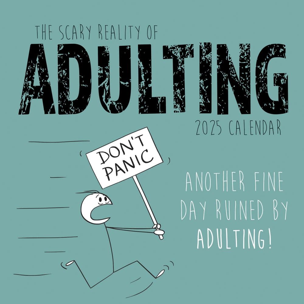 Reality of Adulting 2025 Wall Calendar Main Product Image width=&quot;1000&quot; height=&quot;1000&quot;