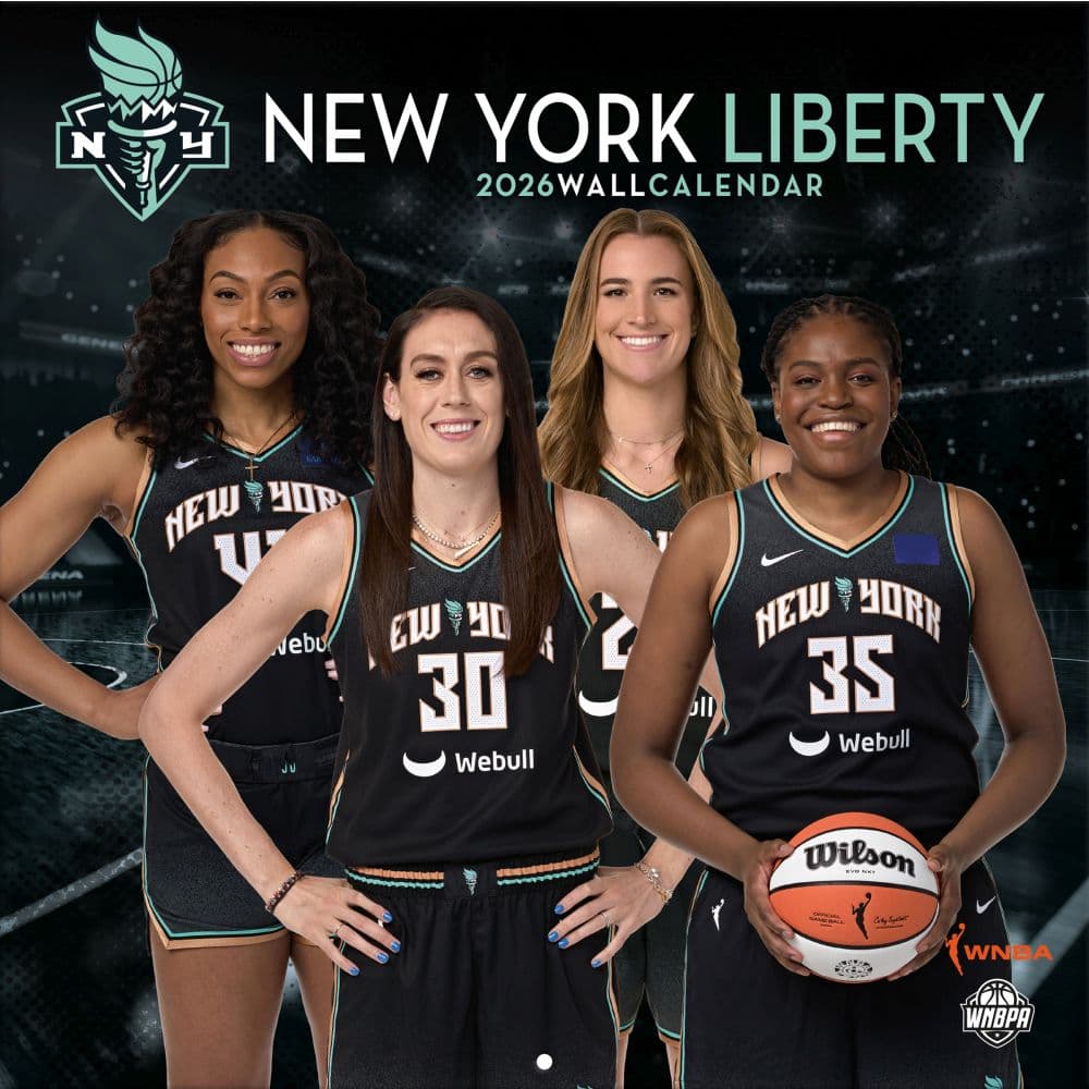 WNBA New York Liberty 2026 Wall Calendar Main Product Image