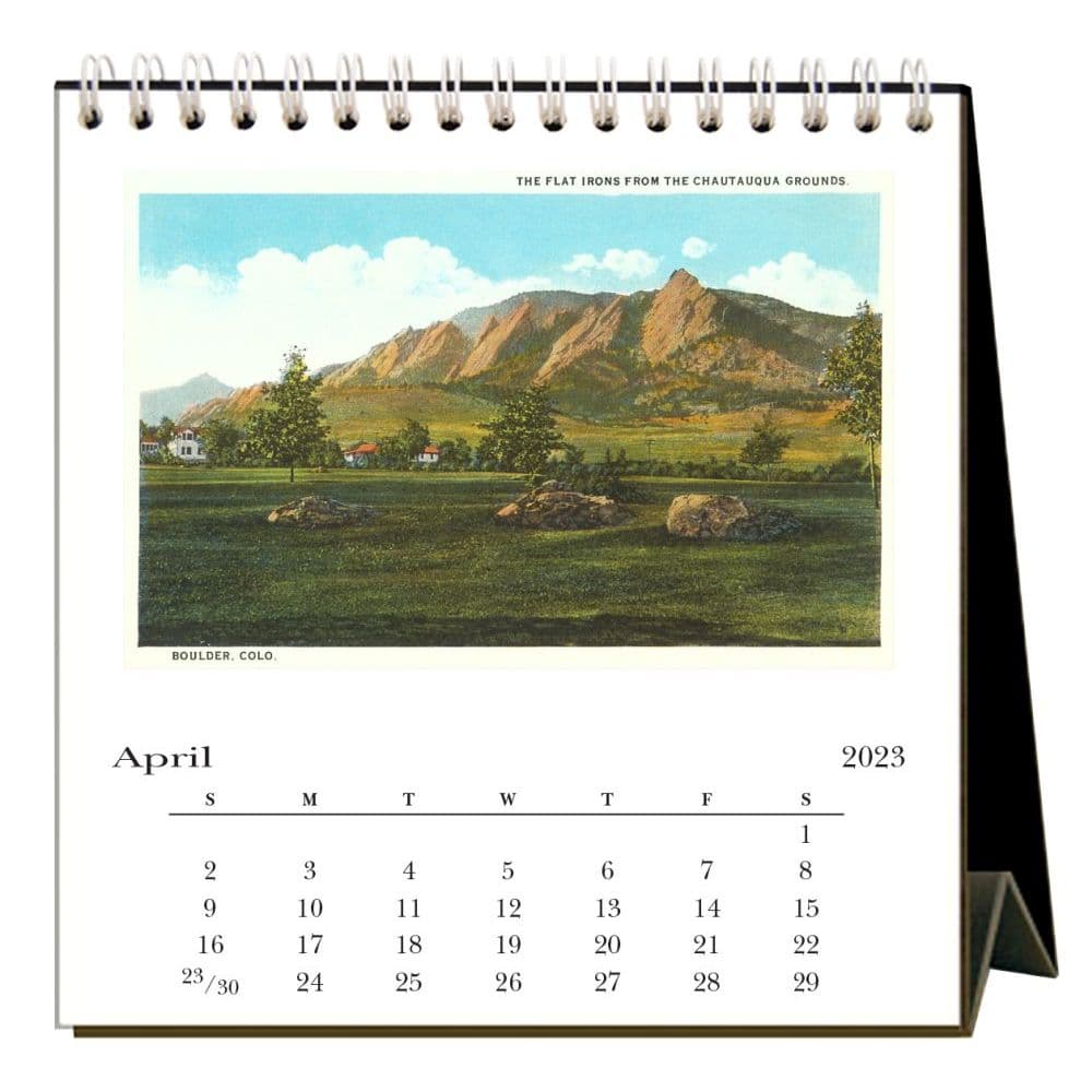 Cu Boulder Fall 2023 Calendar Colorado 2023 Desk Calendar - Calendars.com