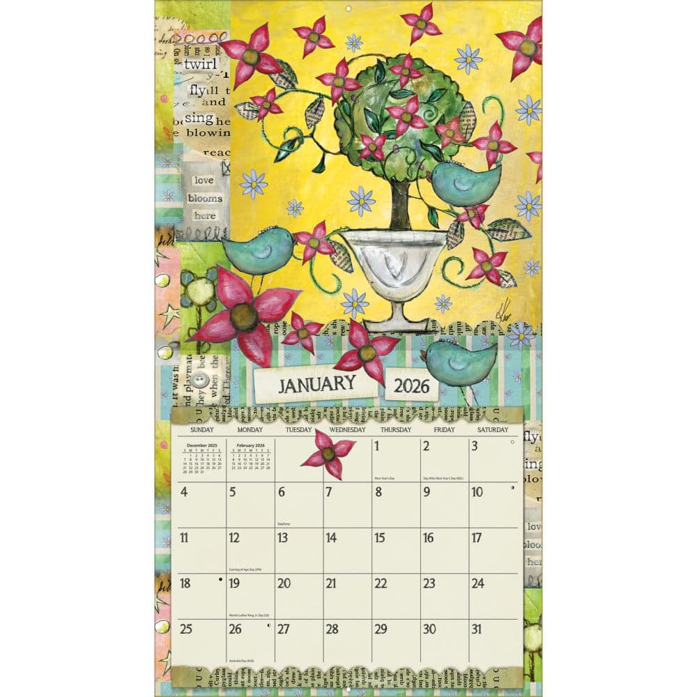 Color My World 2026 Wall Calendar by Lisa Kaus_ALT1
