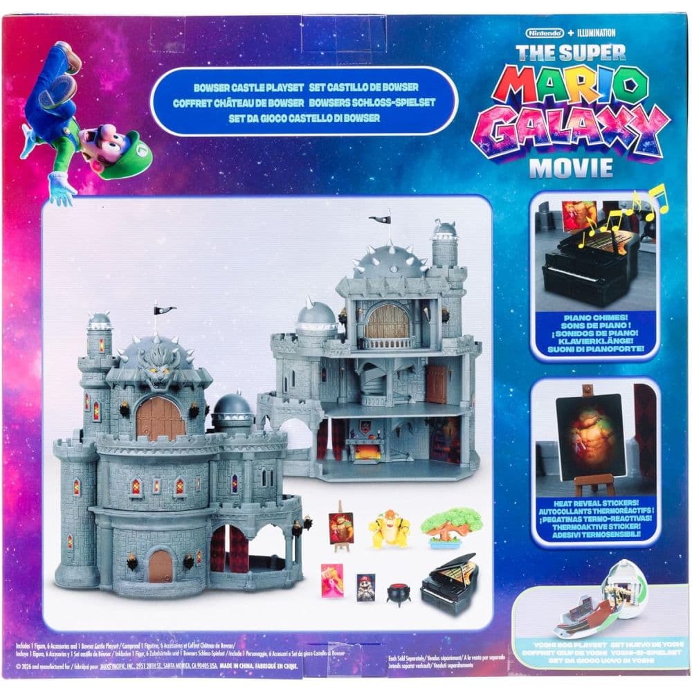 Super Mario Galaxy Movie Deluxe 12-inch Bowser Castle Playset Thirteenth Alternate Image