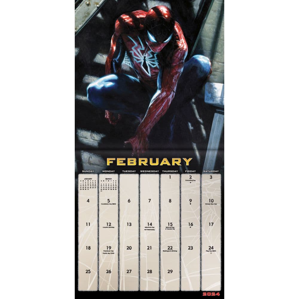 Spider-Man 2024 Mini Wall Calendar Alternate Image 4
