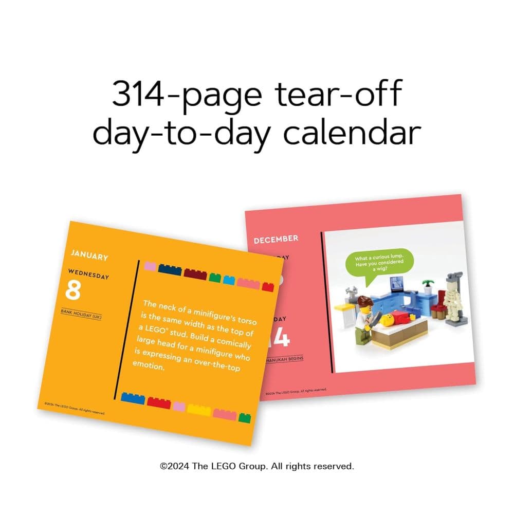 LEGO Laugh a Day 2025 Desk Calendar