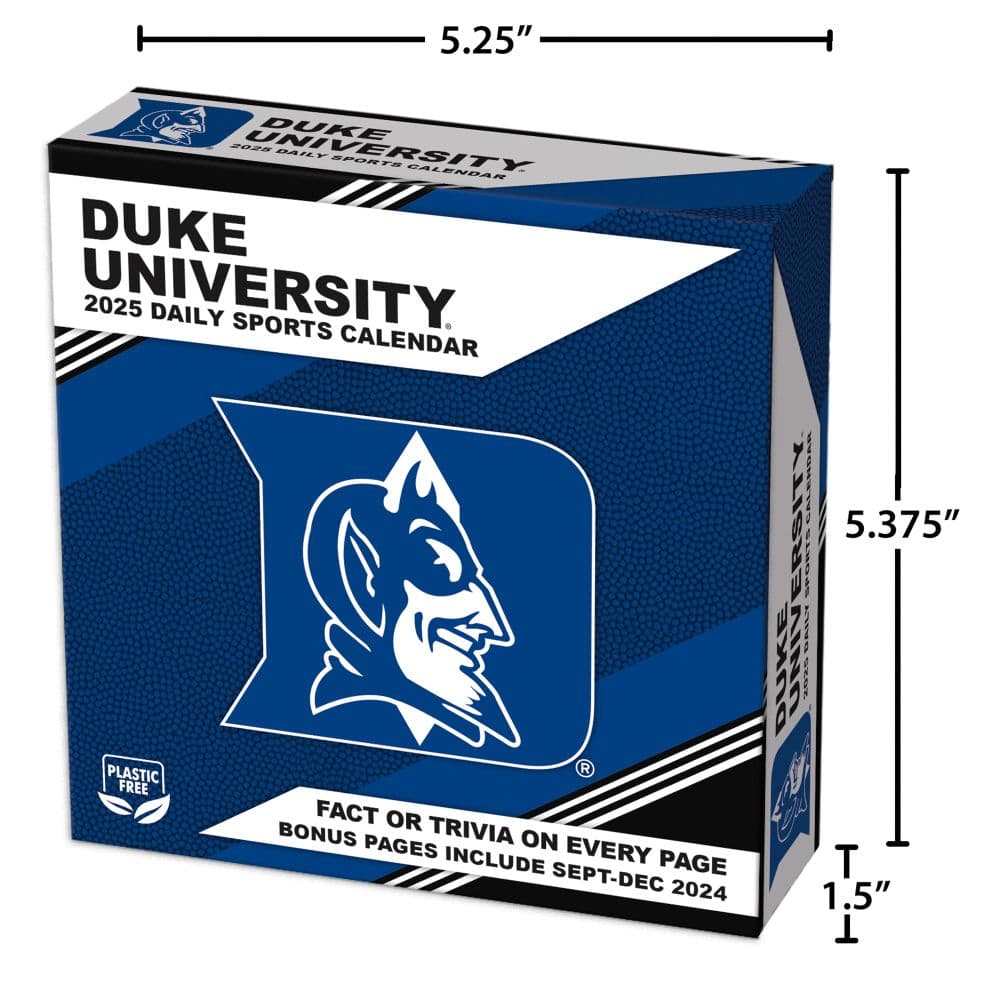 COL Duke Blue Devils 2025 Desk Calendar Fifth Alternate Image