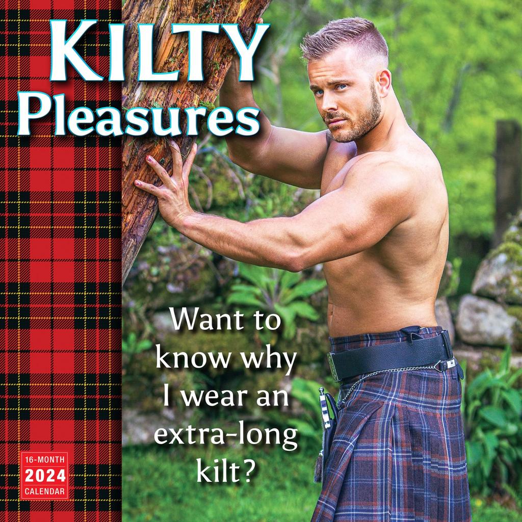 Kilty Pleasures 2024 Wall Calendar Main Image