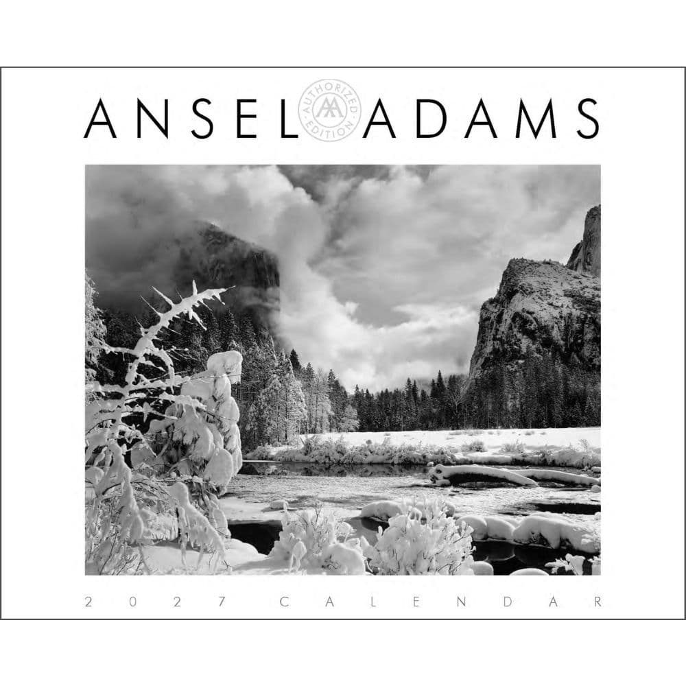 Ansel Adams 2027 Wall Calendar Authorized Edition (Monthly Calendar)