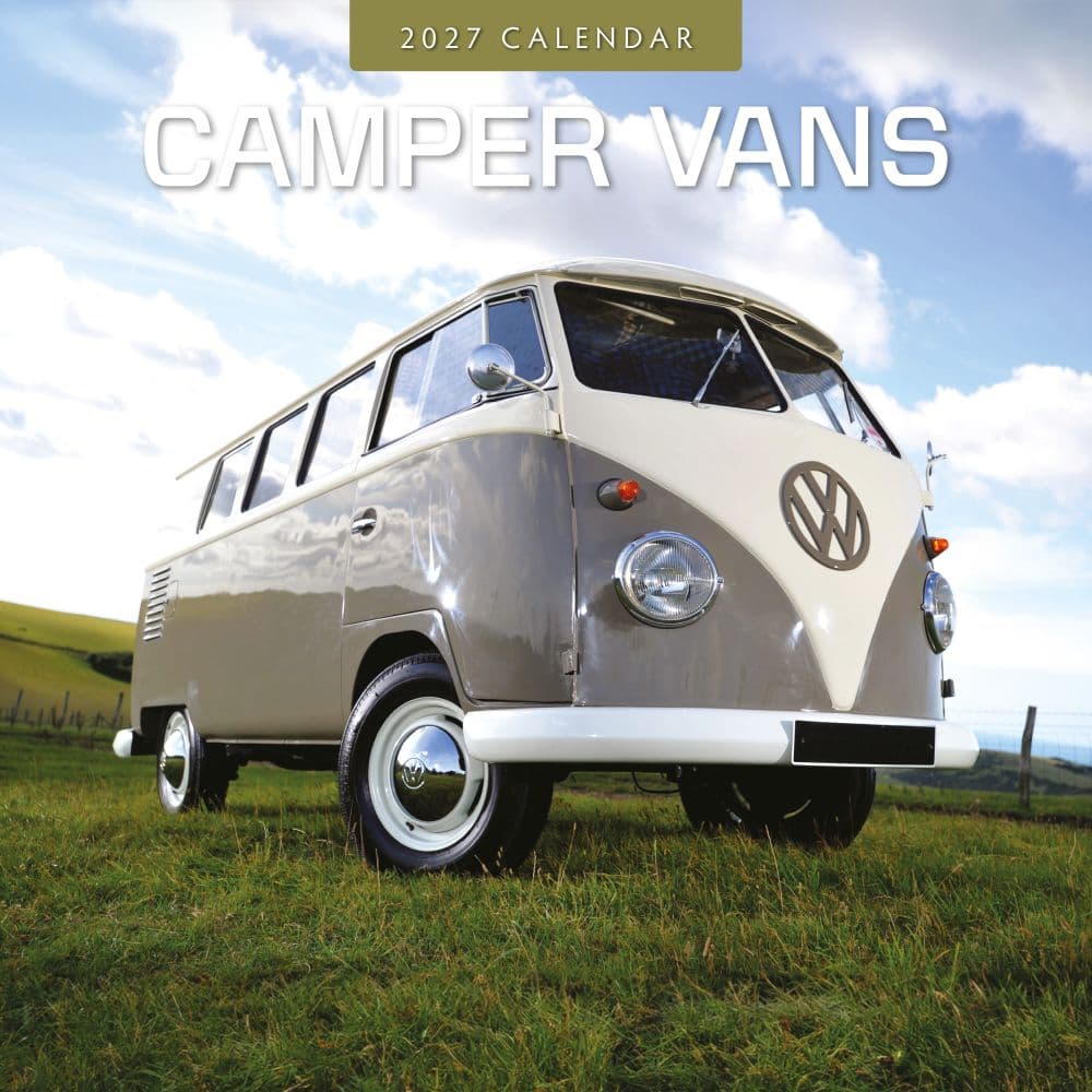 Camper Vans 2027 Wall Calendar Main Product Image