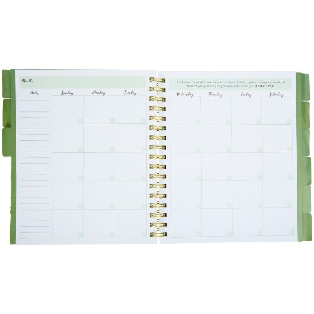 Floral Religious Undated Planner Alternate Image 7