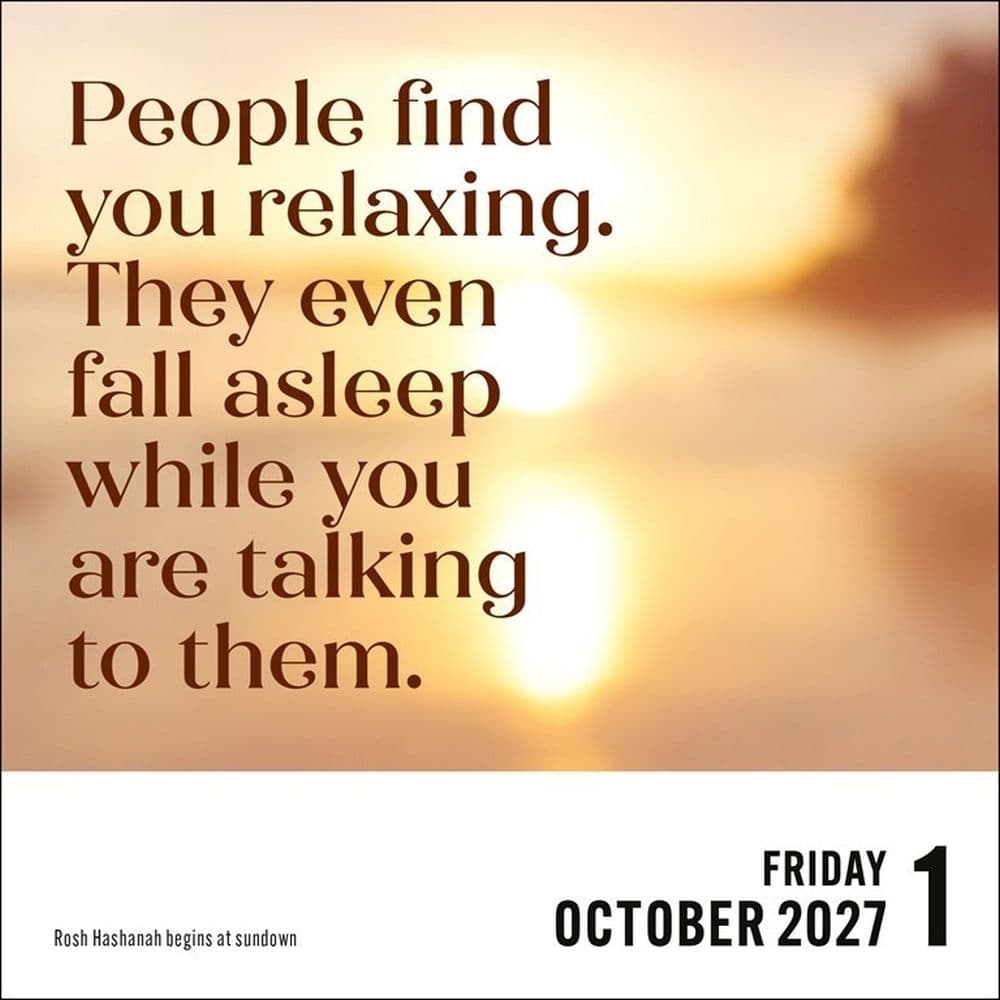 Unspirational 2027 Desk Calendar Fifth Alternate Image