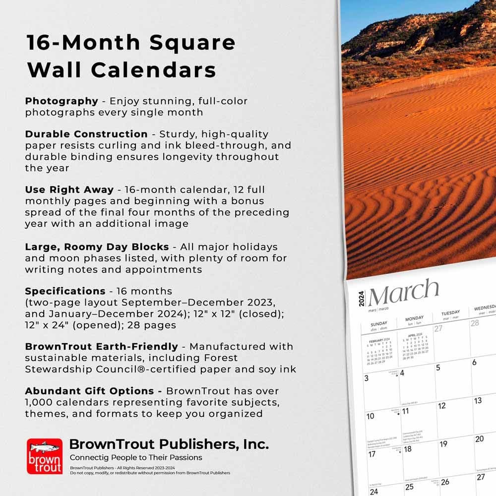 Utah Wild and Scenic 2024 Wall Calendar Fourth Alternate  Image width=&quot;1000&quot; height=&quot;1000&quot;