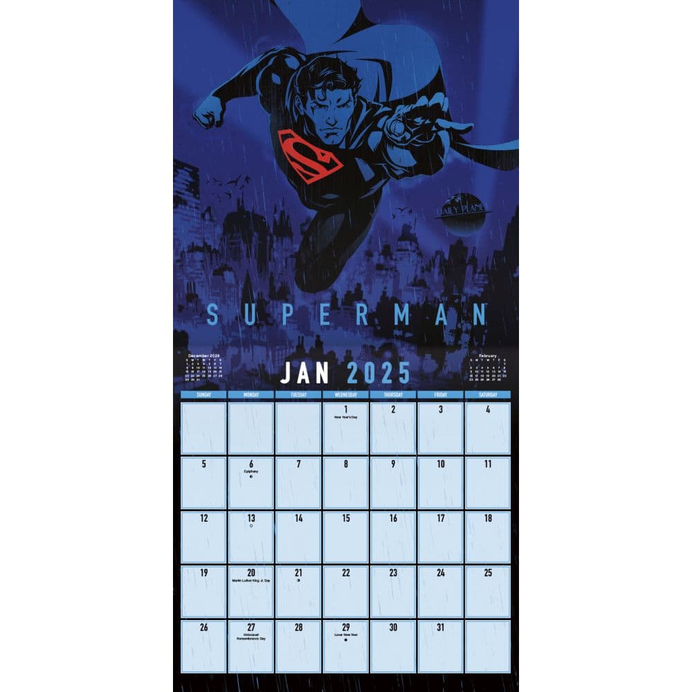 2025 Justice League Calendar Aquaman