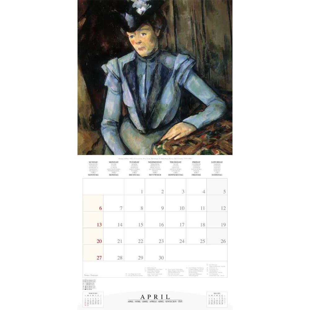 Cezanne 2025 Wall Calendar Fourth Alternate Image width="1000" height="1000"