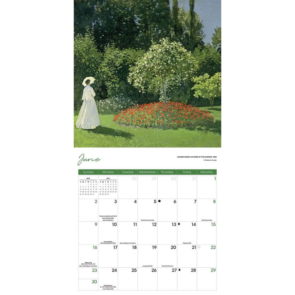 Monet 2024 Wall Calendar Alternate Image 3
