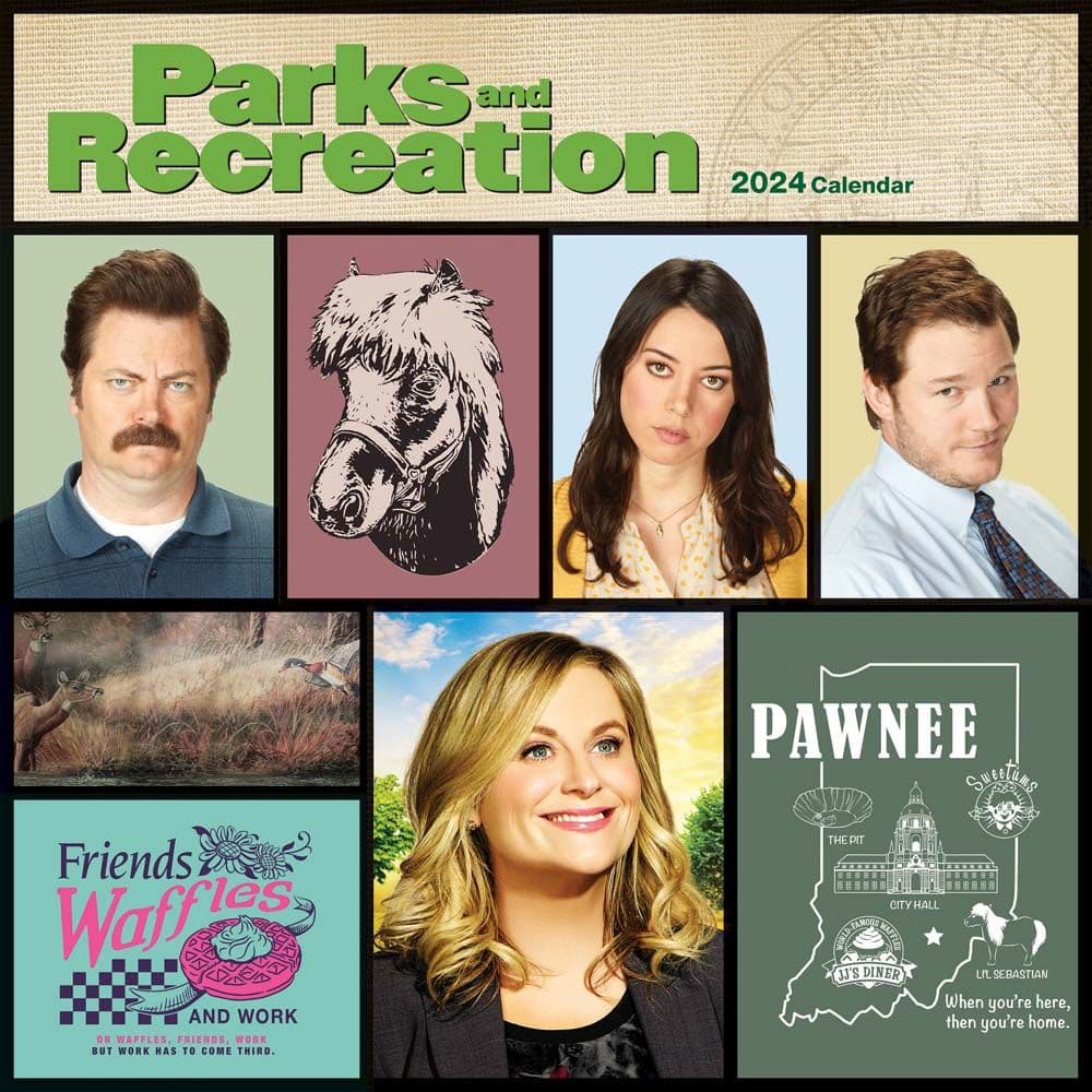 Parks and Recreation 2025 Wall Calendar