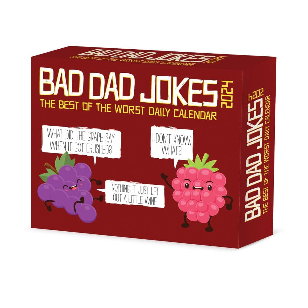 Bad Dad Jokes 2024 Desk Calendar Main Image
