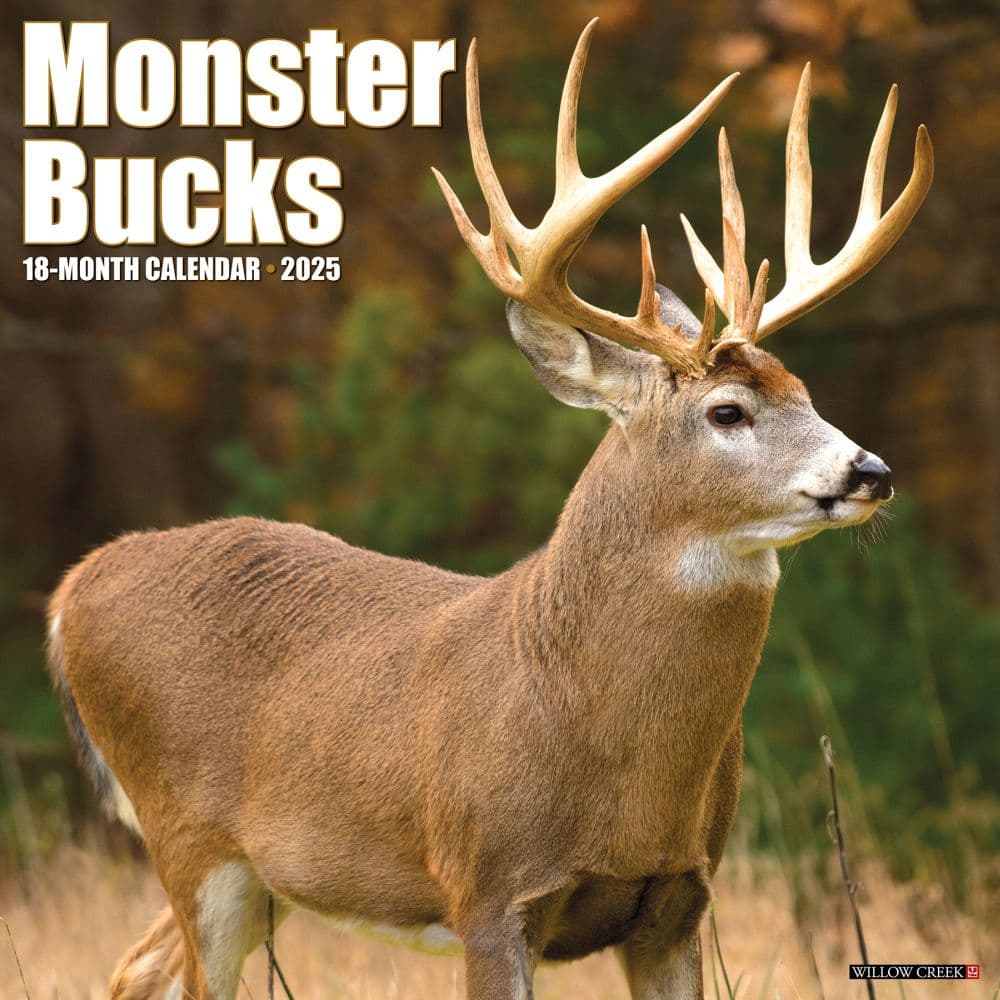 Monster Camp Bucks And Bulls Calendar 2025