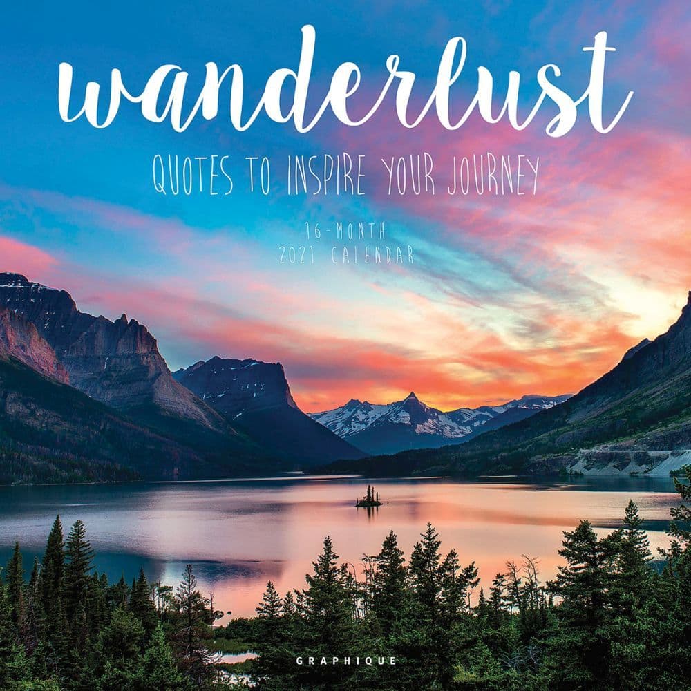 Wanderlust Wall Calendar - Calendars.com