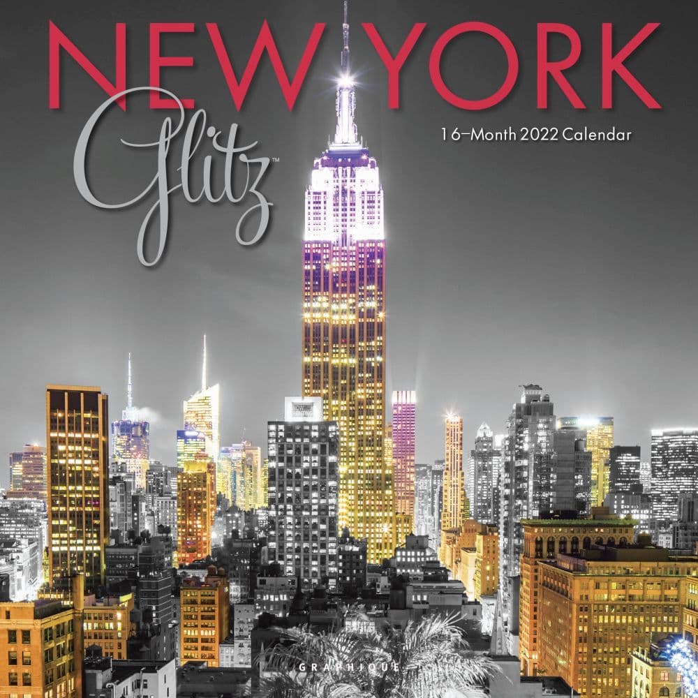 New York Glitz 2022 Wall Calendar - Calendars.com