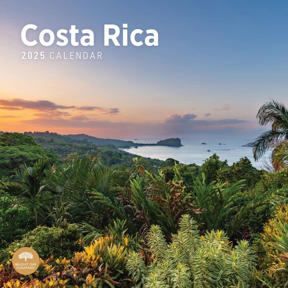 Costa Rica 2025 Wall Calendar