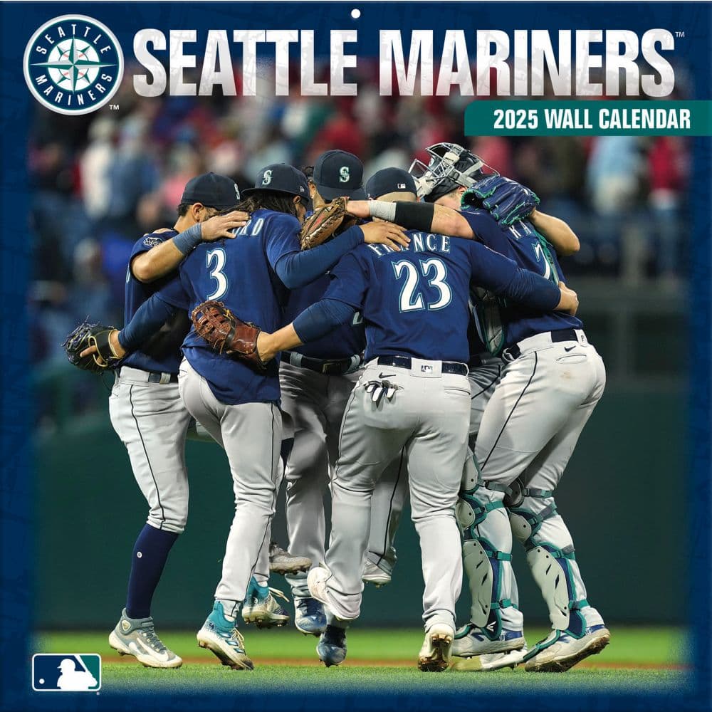 MLB Seattle Mariners 2025 Wall Calendar